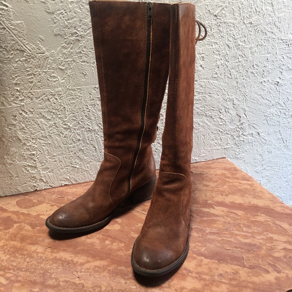 Born Azurite Distressed Boots